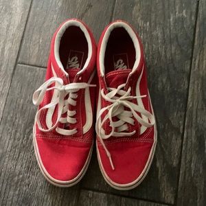Red Old Skool Vans